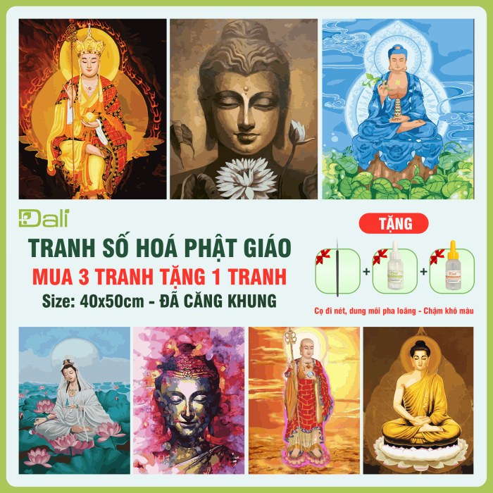Tranh Phật Khổ Lớn