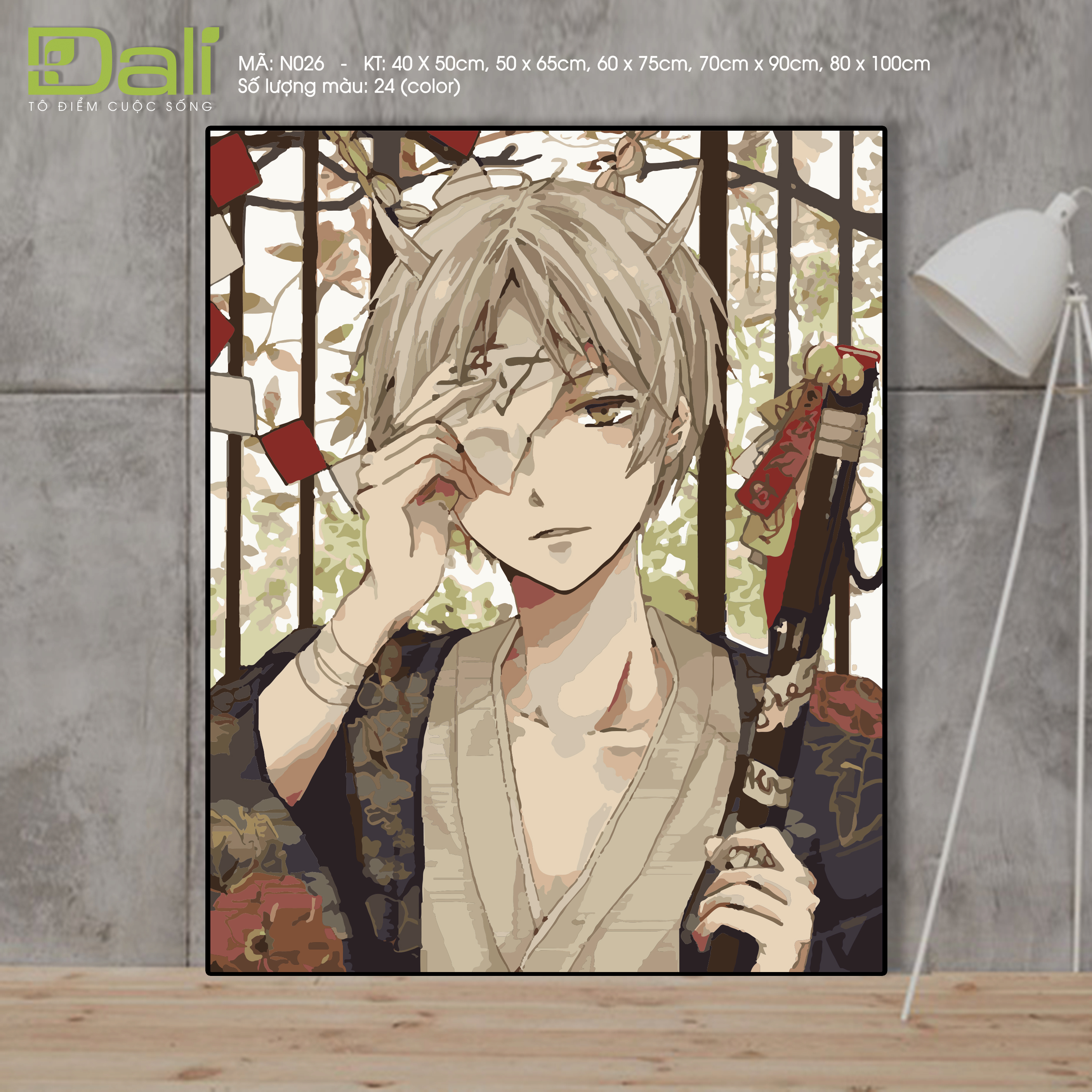 Tranh Chàng Trai Anime Kiếm Sĩ N026
