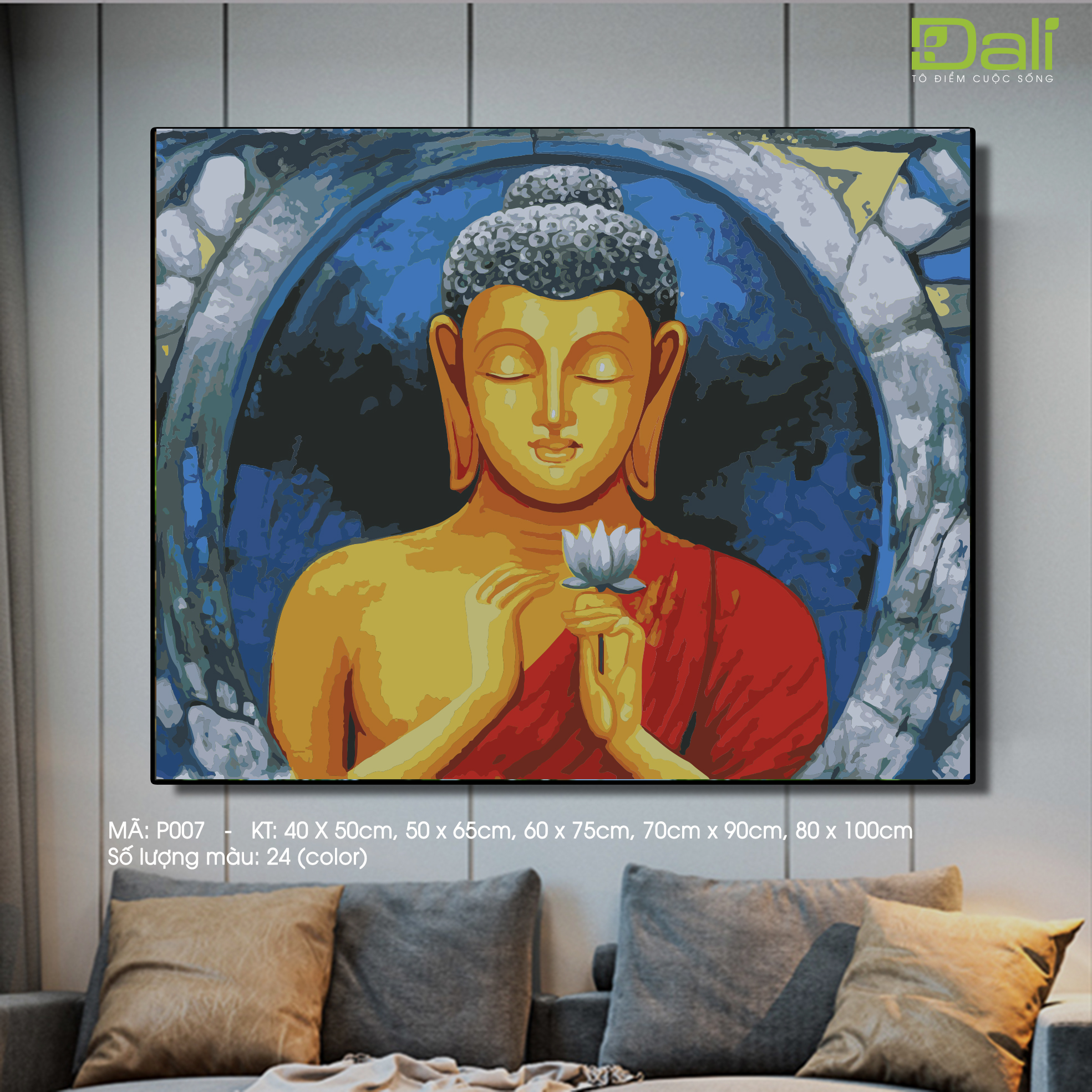 Tranh Phật Dược Sư P007