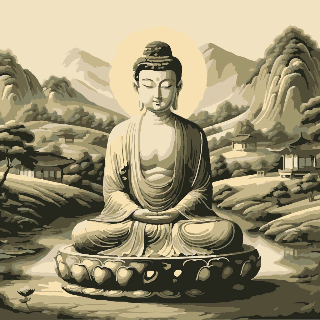 Tranh Phật Thích Ca Sơn Lâm P088