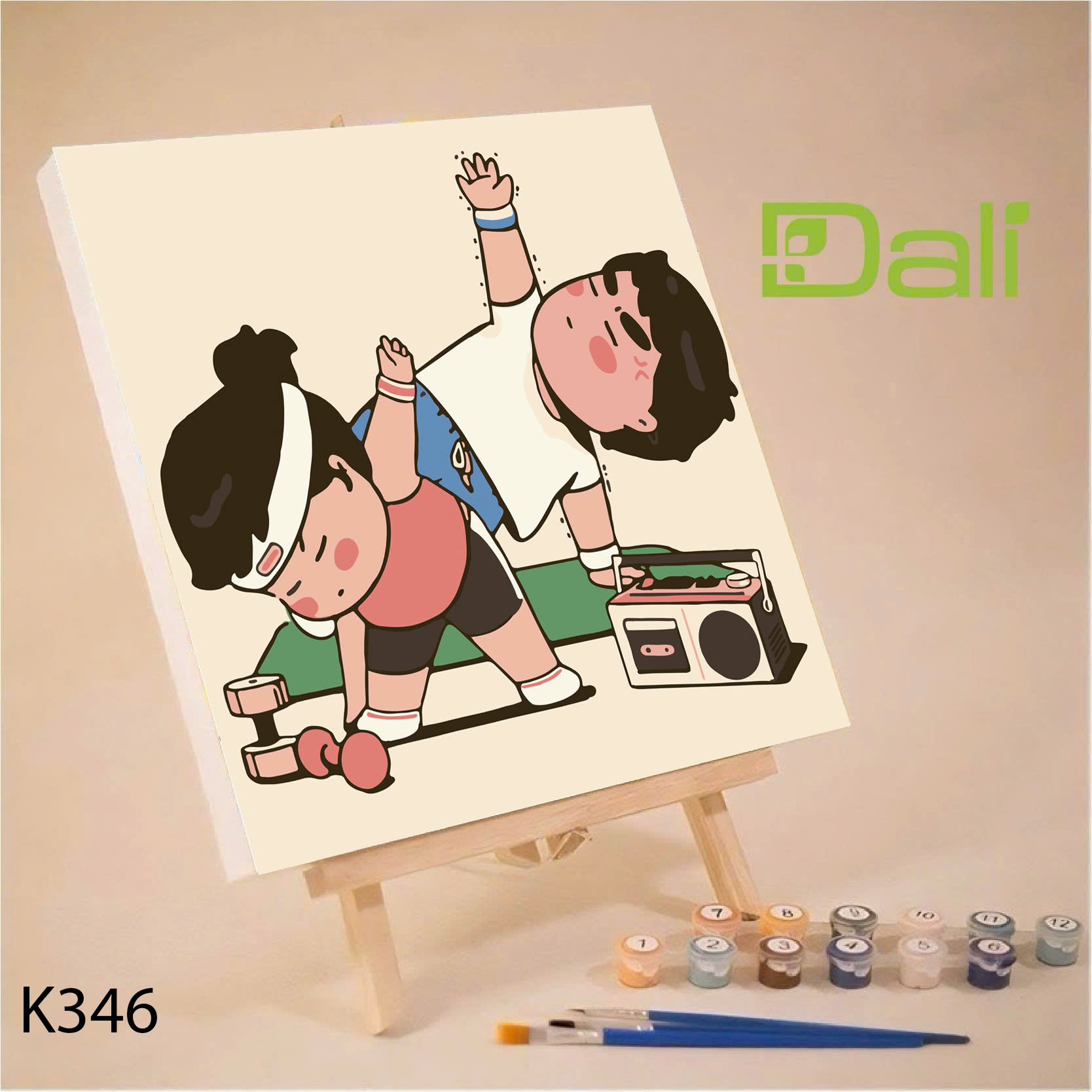 Tranh Tô Màu K346