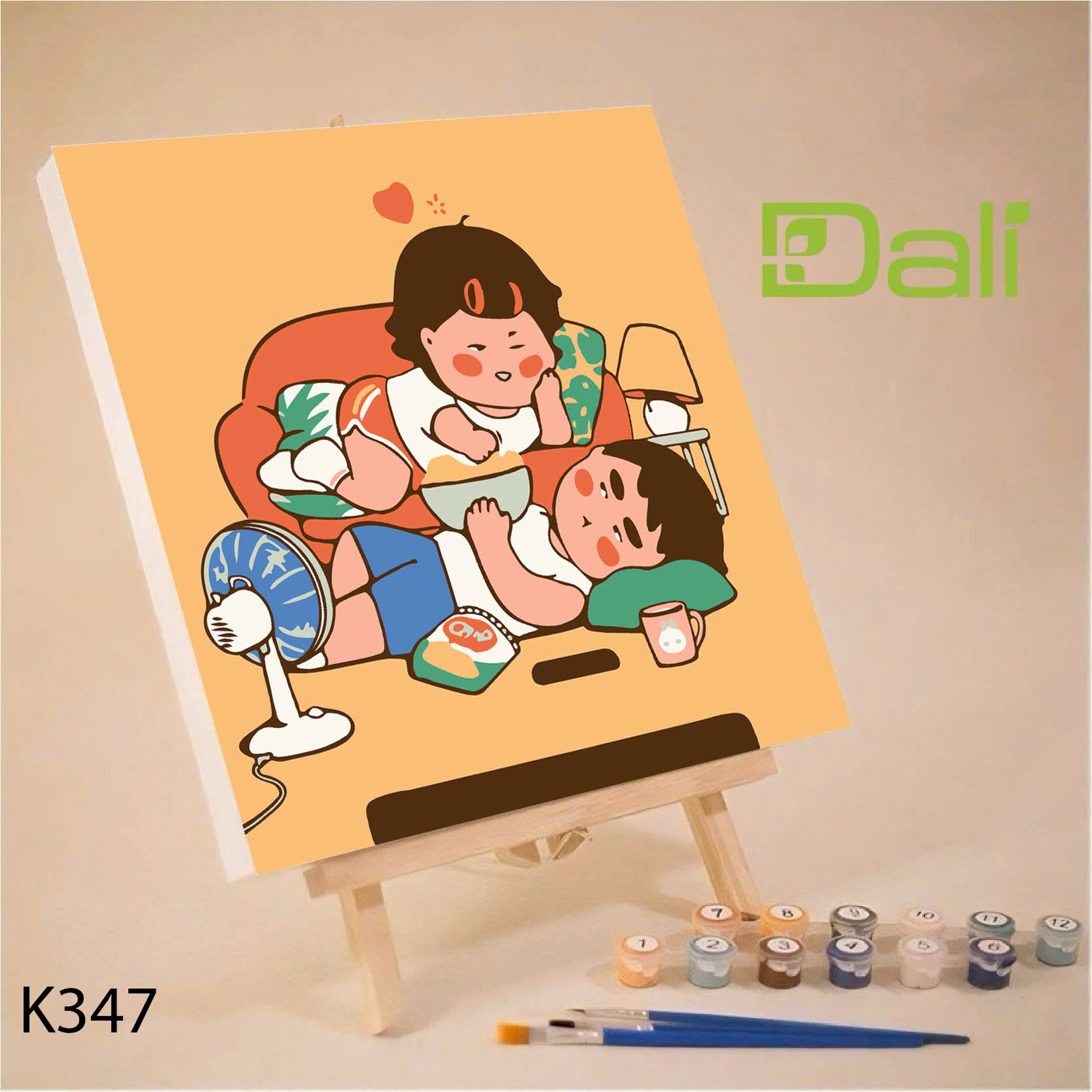 Tranh Tô Màu K347